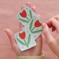 Claire Paul - Sticker 'Holografische Tulp'