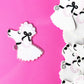 Bromstad Printing Co. 'Poodle' - Clear Sticker