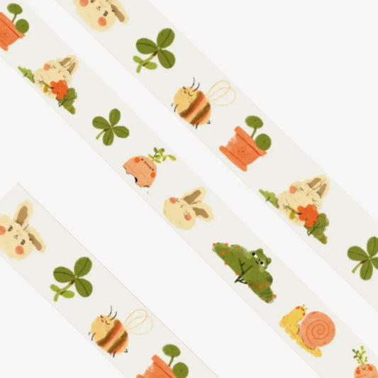 Cauliflower Washi Tape - Garden Bunny