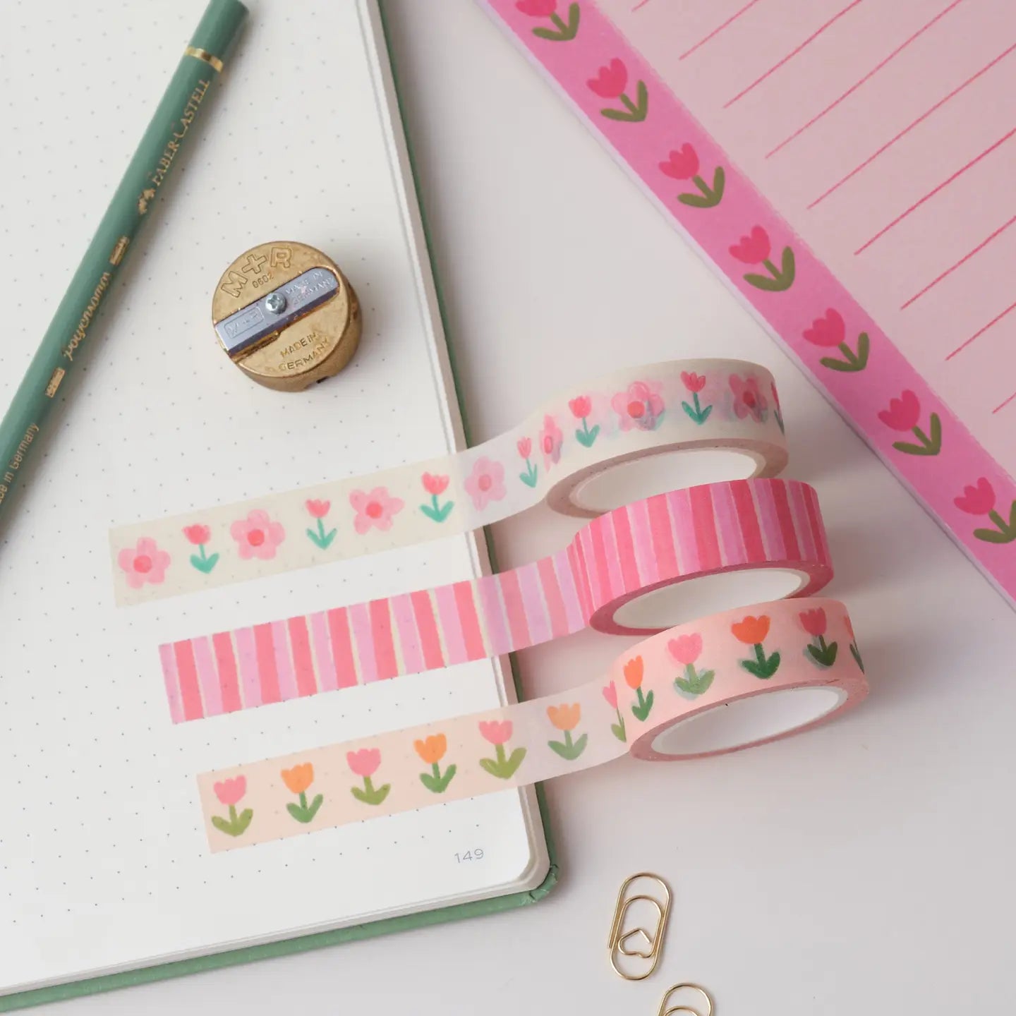 Claire Paul - Washi Tape 'Tulips and Daisies'
