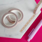 Smalle Washi Tape Goud en Sterren - Nutmeg and Arlo