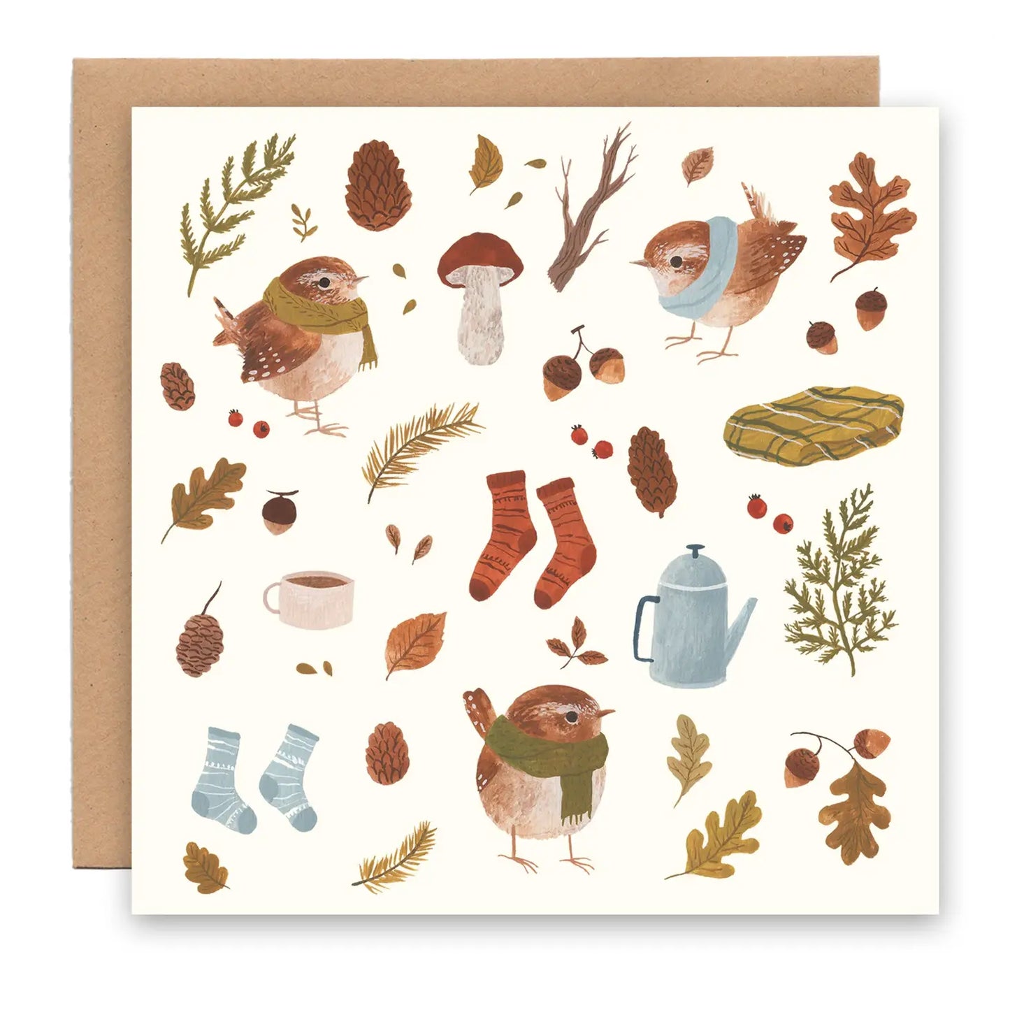 Cozy Autumn - Greeting Card