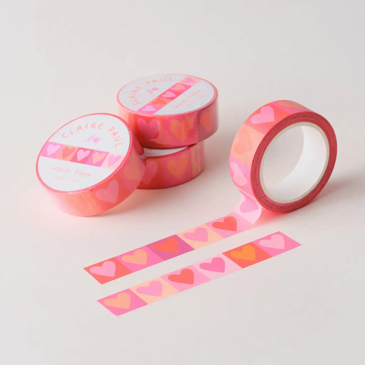 Claire Paul - Washi Tape 'Pink Love Hearts'