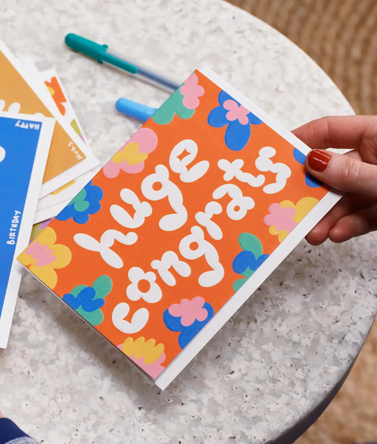 Wrap Verjaardagskaart - 'Huge Congrats!'