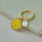 Sleutelhanger bagcharm emaille Smiley Zon - Claire Paul