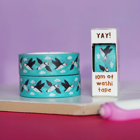 Arktische Papageientaucher - Washi Tape