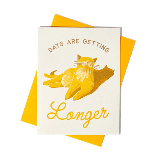 Wenskaart De dagen worden langer - Bromstad Printing Co.