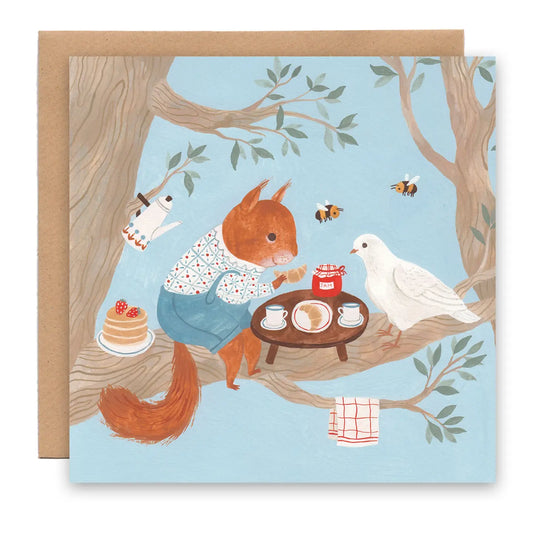 Cécile Berrubé Greeting Card - Breakfast