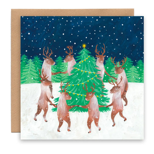Rentier - Weihnachtskarte