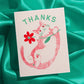 Bromstad Printing Co. - Risograph Wenskaart 'Thank You'