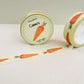 Bloemkolie Washi Tape - Wortel