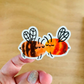 Bloemkolie Vinyl Sticker - Bijen