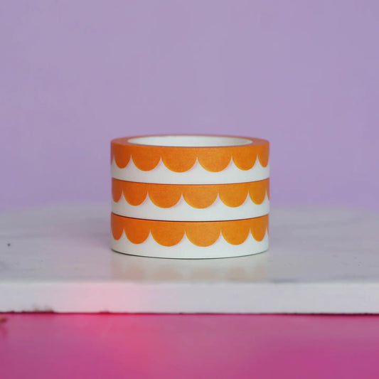 Washi tape Gele Schelpjes - Nutmeg and Arlo