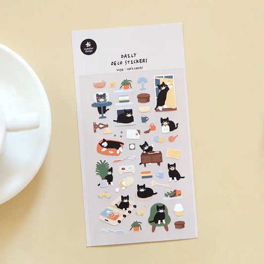 Suatelier Design - Stickers Cat's Catch!