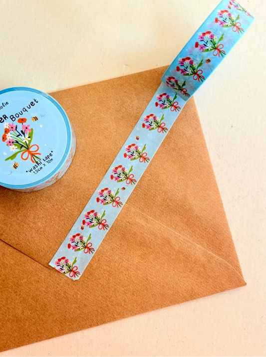 Bloemkolie Washi Tape - Bloemenboeket