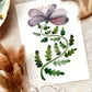 Nikki Dotti - A6 Wenskaart 'Purple Flower'