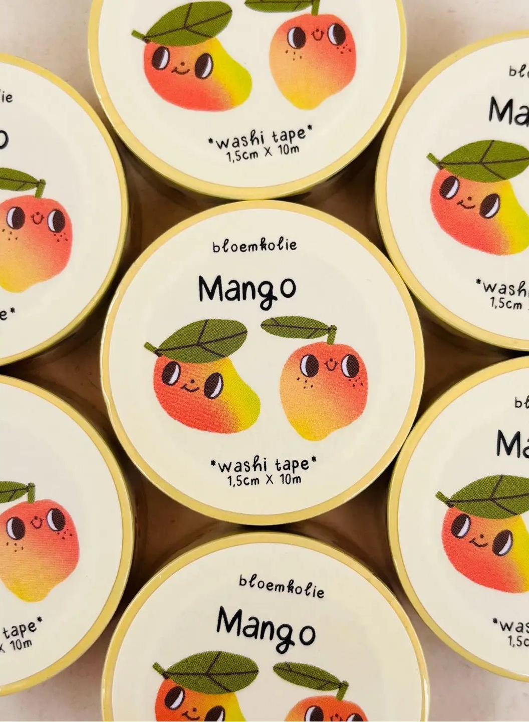 Bloemkolie Washi Tape - Mango