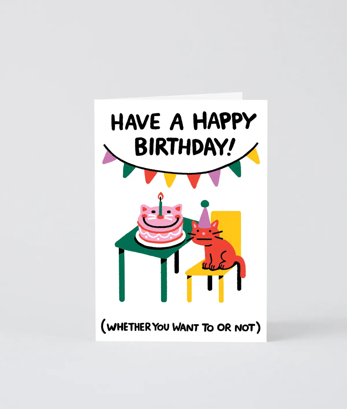 Wrap - Greeting card 'Have a happy birthday' 