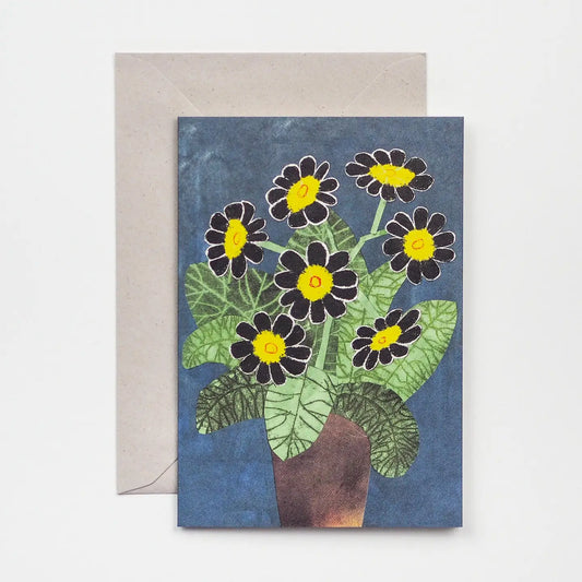 Hadley Wenskaart - Zwarte Bloemen