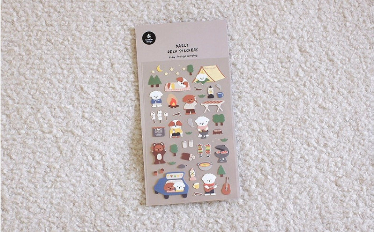 Stickers Let's Go Camping - Suatelier Design