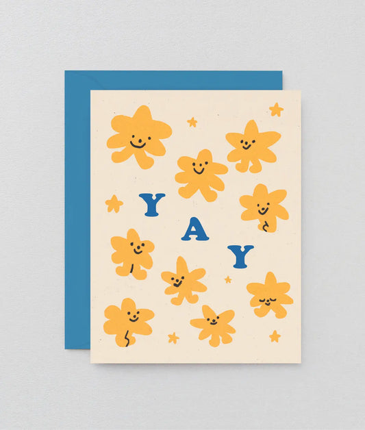 Wrap - Greeting card 'Yay!'