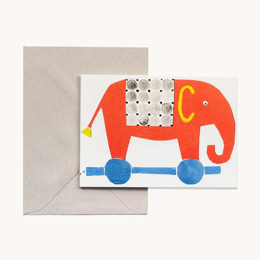 Uitklapbare Wenskaart Olifanten - Hadley