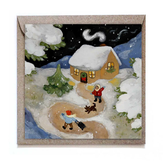 Studio Satsch Kerstkaart - Coming Home for Christmas