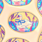 Bloemkolie Vinyl Sticker - Dreamy Swan