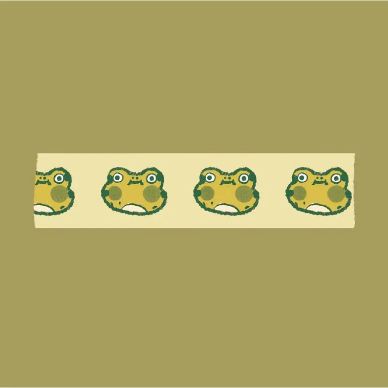 Washi Tape Toadally Blank - Bloemkolie