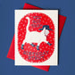 Bromstad Printing Co. - Risograph Greeting Card 'Birthday Strut'