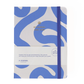 A-Journal 18 maanden Schoolagenda - Flow Blue 2025/2026