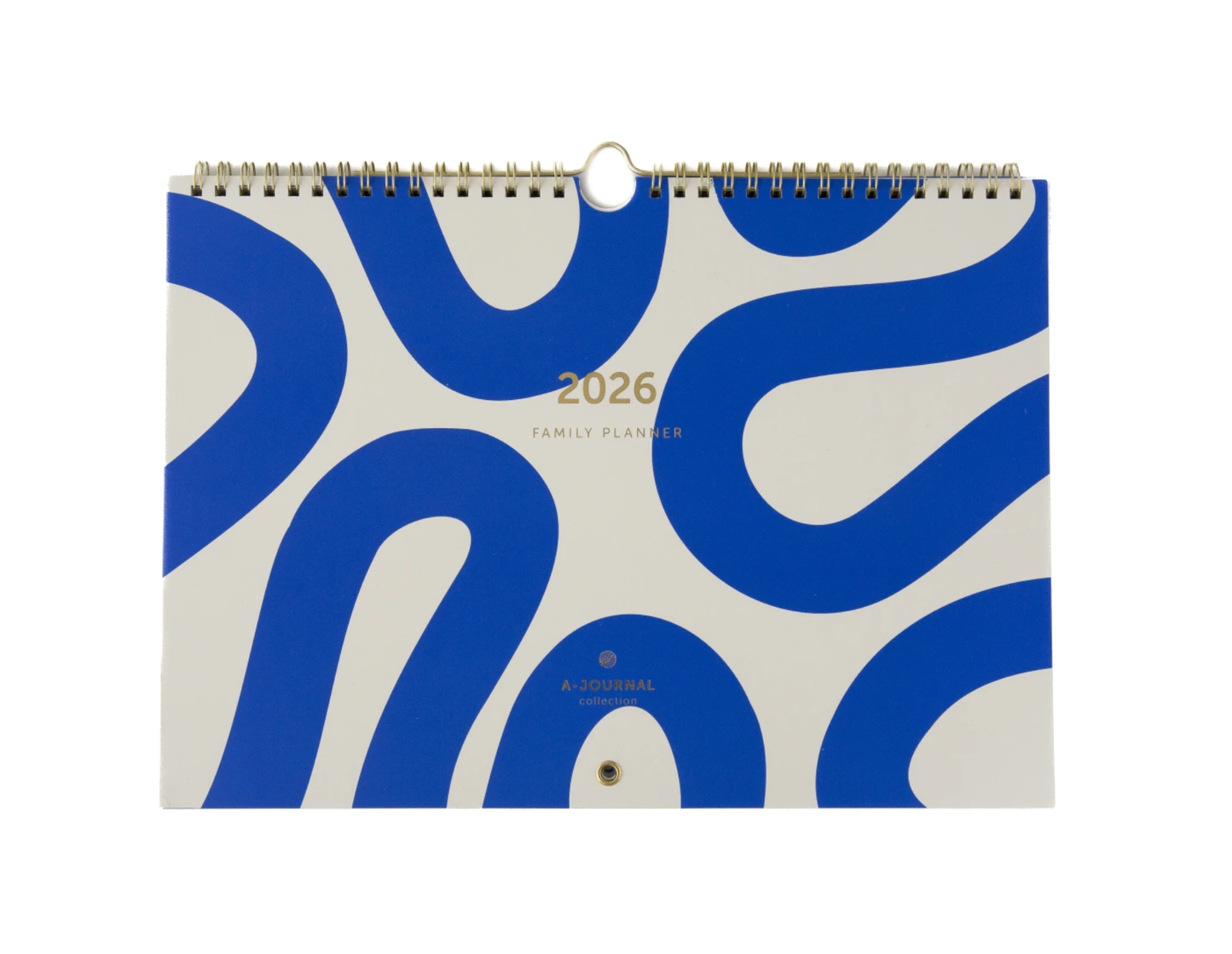 A-Journal Family Planner - Flow Blue 2026