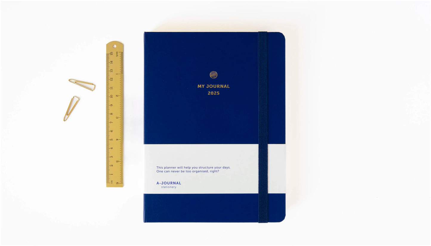 A-Journal Agenda 2025 - Dark Blue