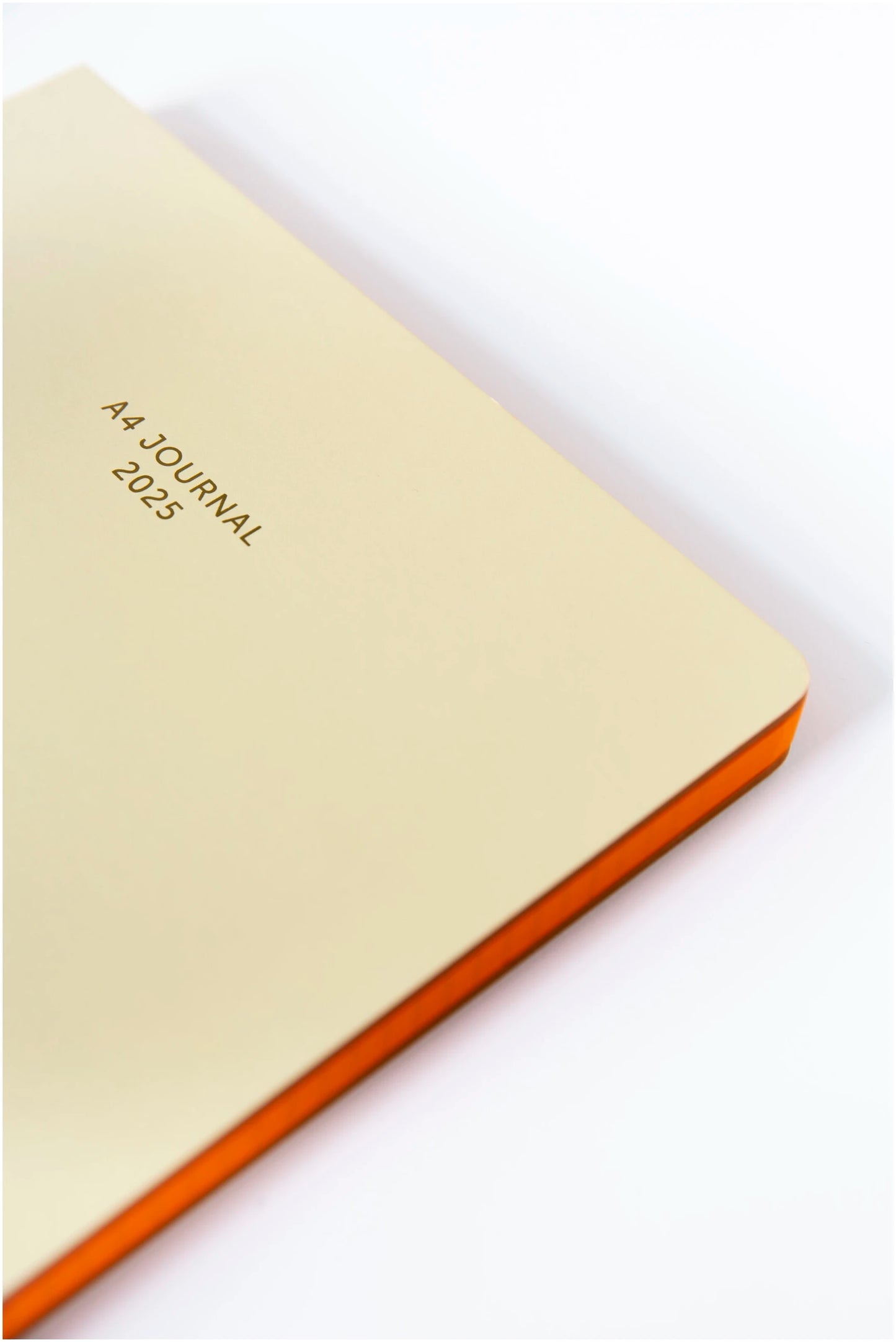 A-Journal - A4 Planner 2025 Beige/Orange