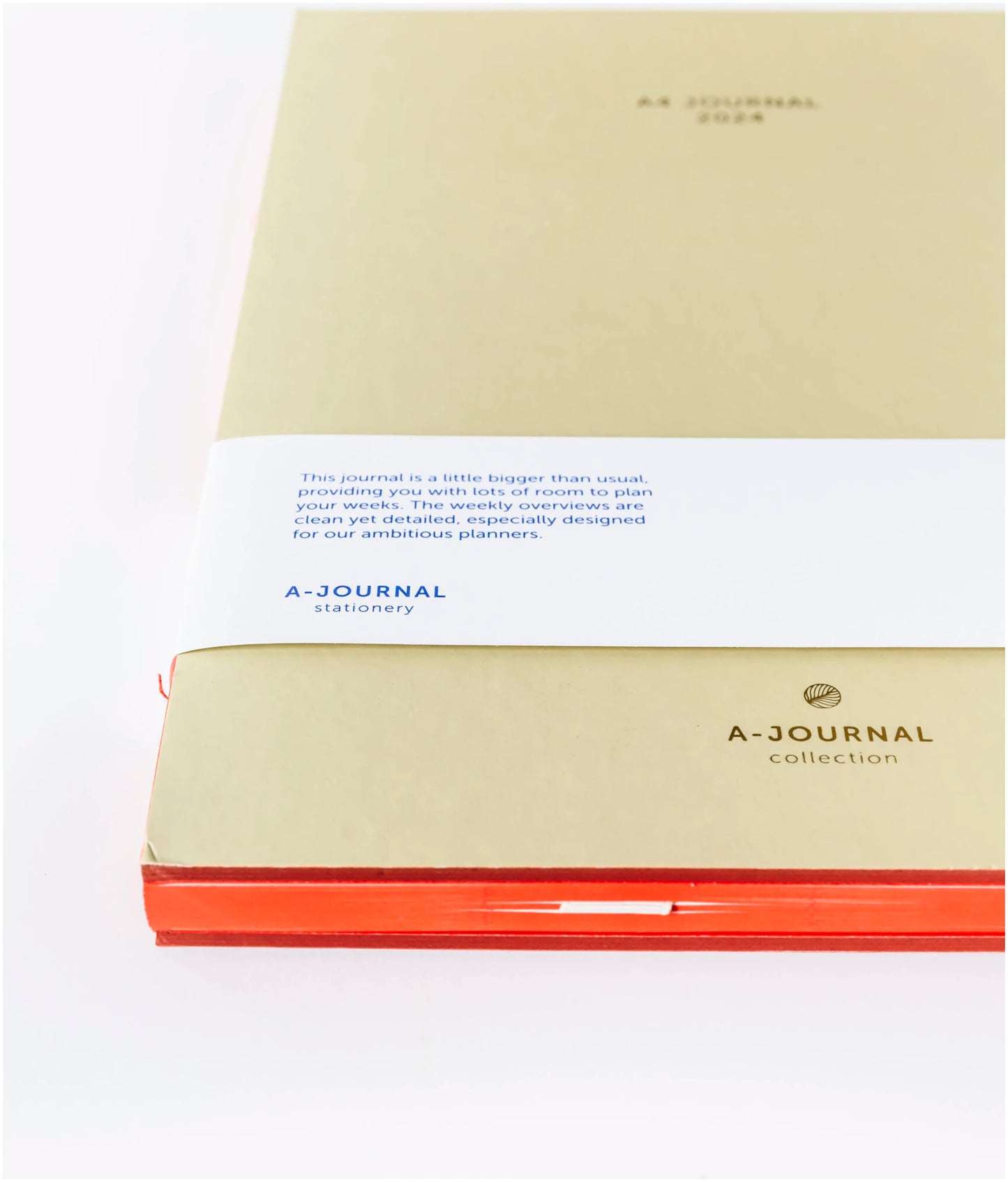 A-Journal - My Journal Planner 2024 - A4 Beige/Orange
