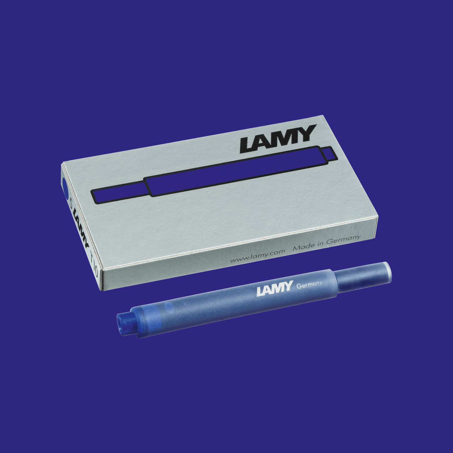 LAMY T10 Inktpatroon 5 Stuks - Blauw (Uitwisbaar)