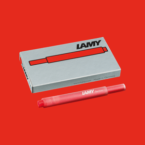 LAMY T10 Tintenpatrone 5 Stück - Rot