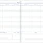 A-Journal 18 maanden Schoolagenda - Flow Blue 2025/2026