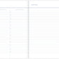 A-Journal 18 maanden Schoolagenda - Flow Blue 2025/2026