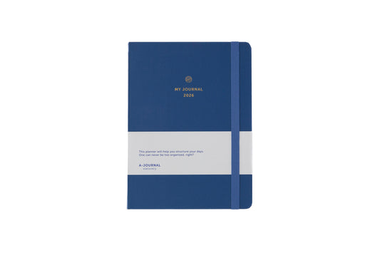 A-Journal Agenda - Dark Blue 2026