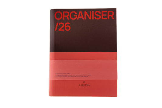 A-Journal Agenda - Spiral diary 2026 Coral (25×19)