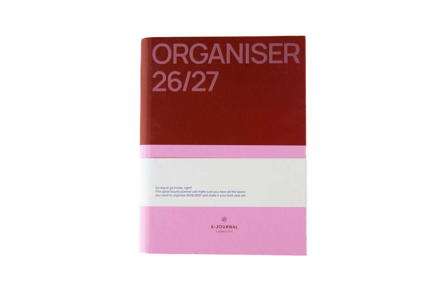 Planner 2026 2027 Pink 25x19 - A-Journal