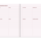 Planner 2026 2027 Pink 25x19 - A-Journal