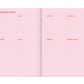 Planner 2026 2027 Pink 25x19 - A-Journal