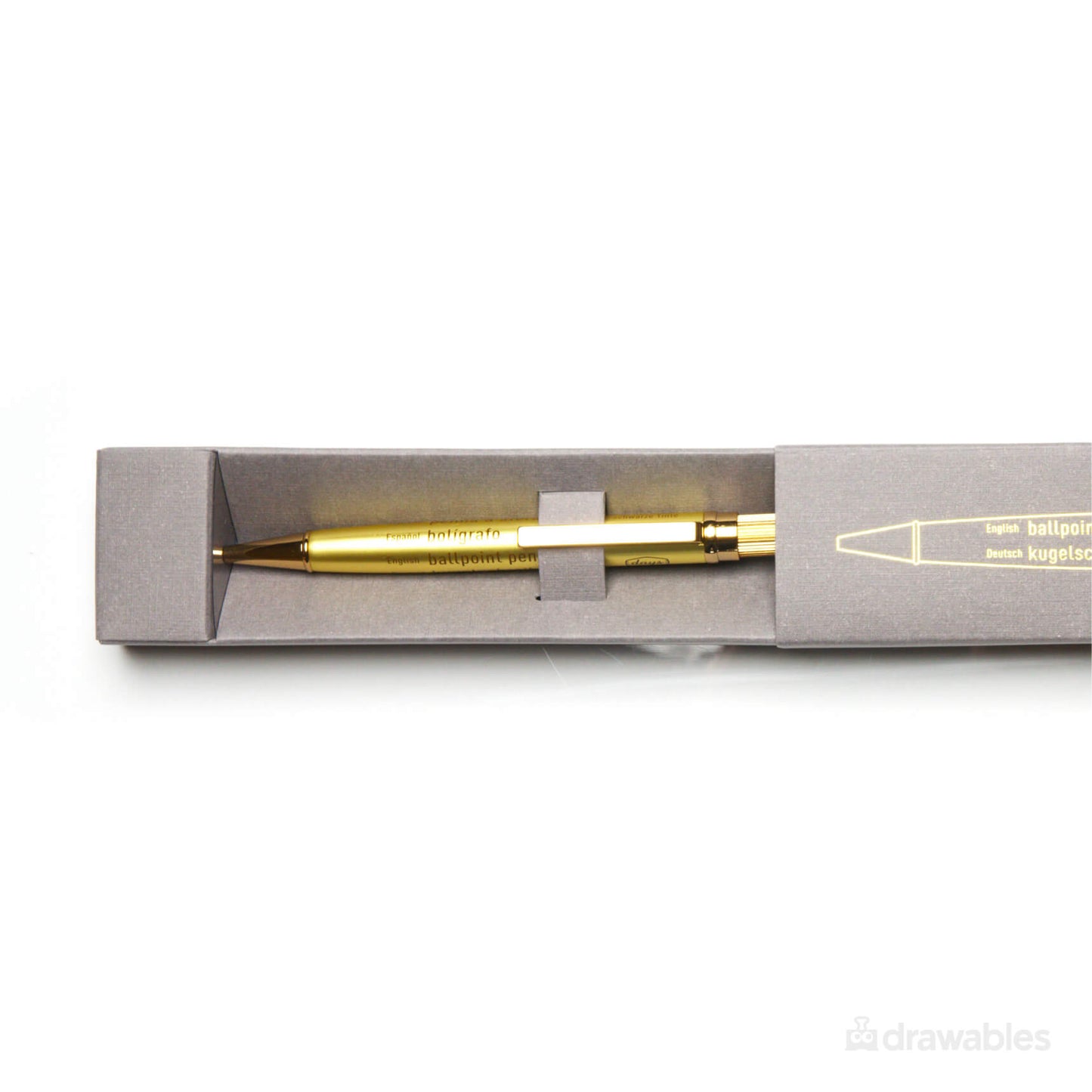 Balpen Verguld Messing Gold - Mark’s Days