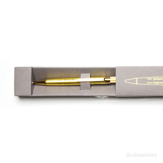 Balpen Verguld Messing Gold - Mark’s Days