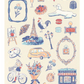 Midori Stickers - French Motifs