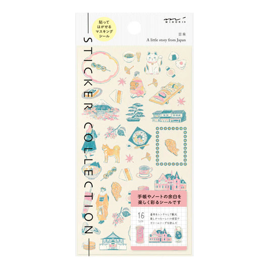 Midori Stickers - Japanese Motifs