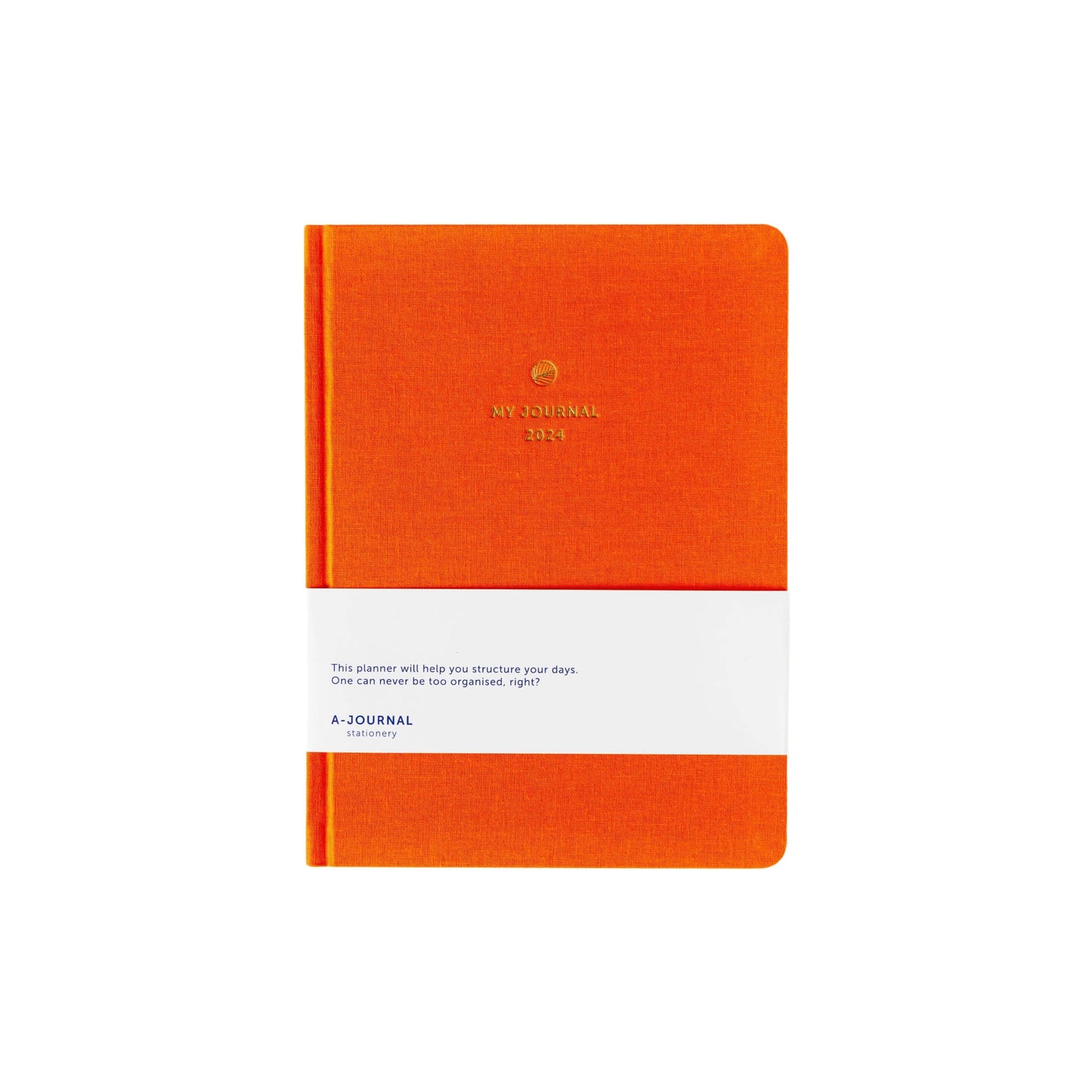 A-Journal - My Journal Agenda 2024 - Orange Linnen
