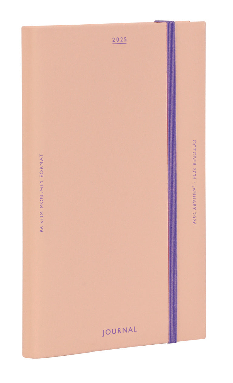 Hightide 2025 Diary Katy B6 Slim - Pink